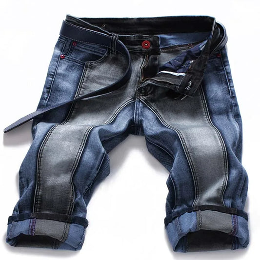 Pantalones cortos de mezclilla ajustados