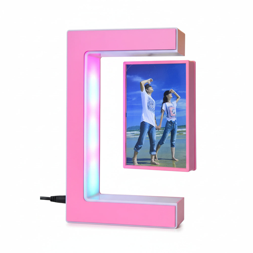 Schwebender Bilderrahmen mit LED
