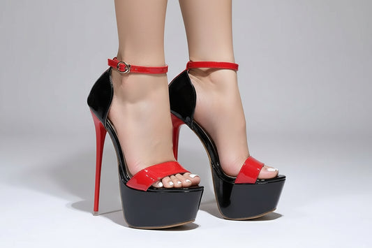 Sexy High-Heels mit Riemchen