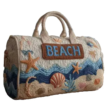 Quilted Duffle Bag / Weekender Tasche