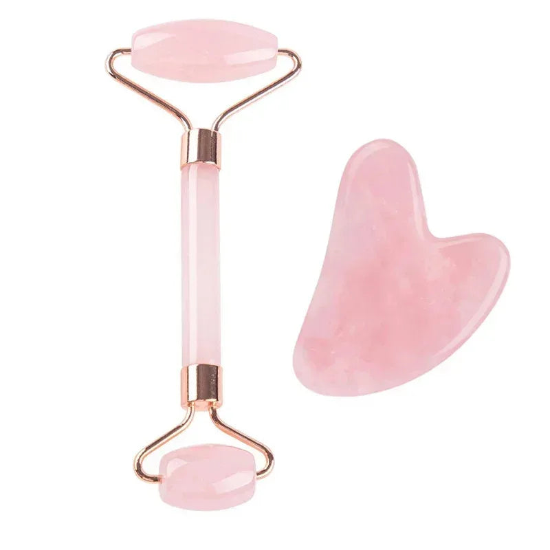Jade Roller & Gua Sha Set – Natürliche Gesichtsmassage für strahlende Haut