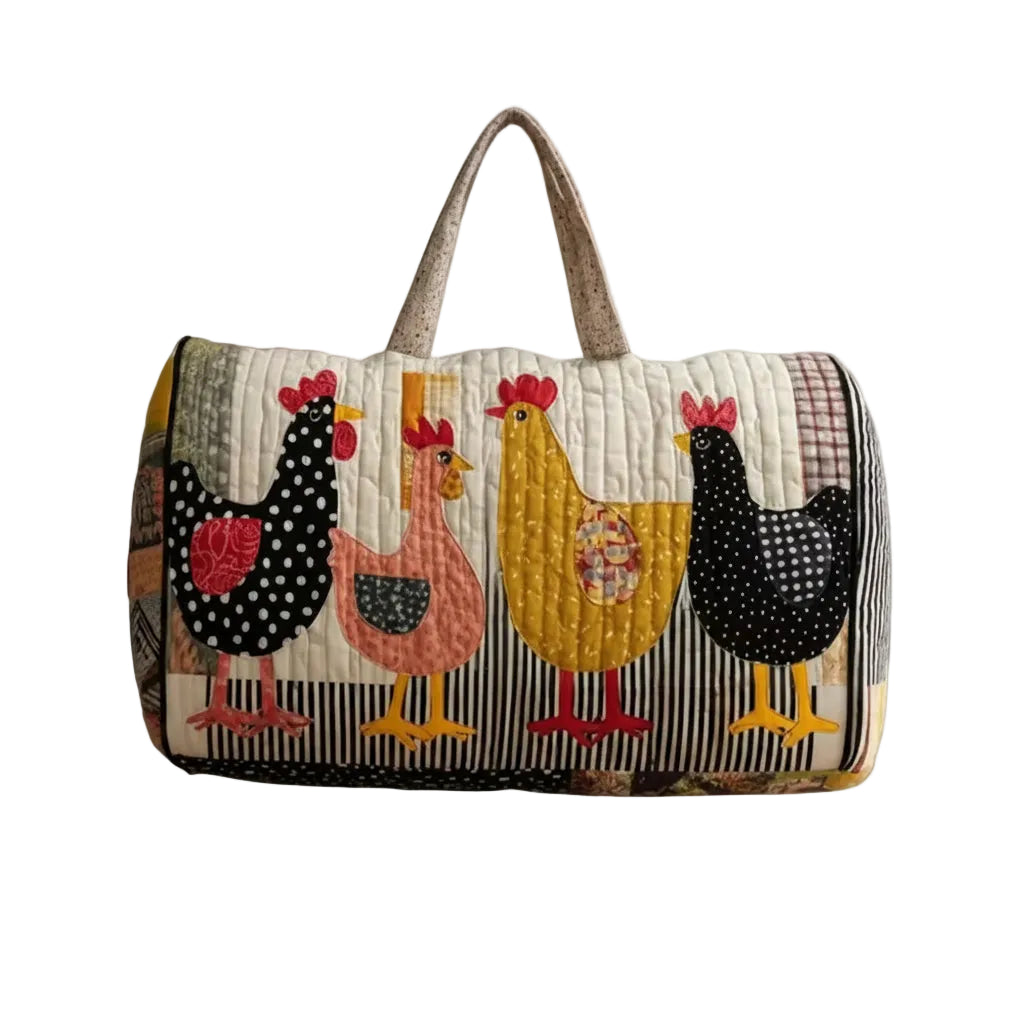Quilted Duffle Bag / Weekender Tasche