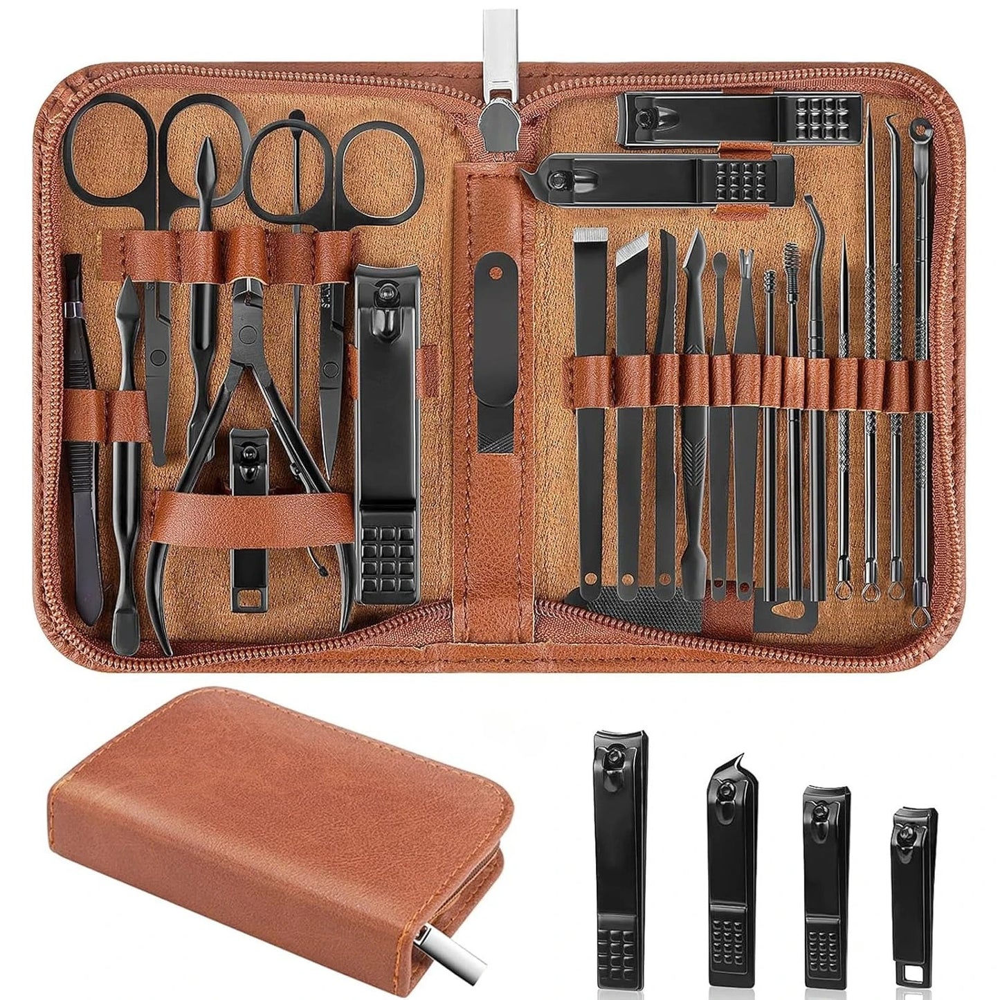 26-piece Nail Care Set for Manicure & Pedicure