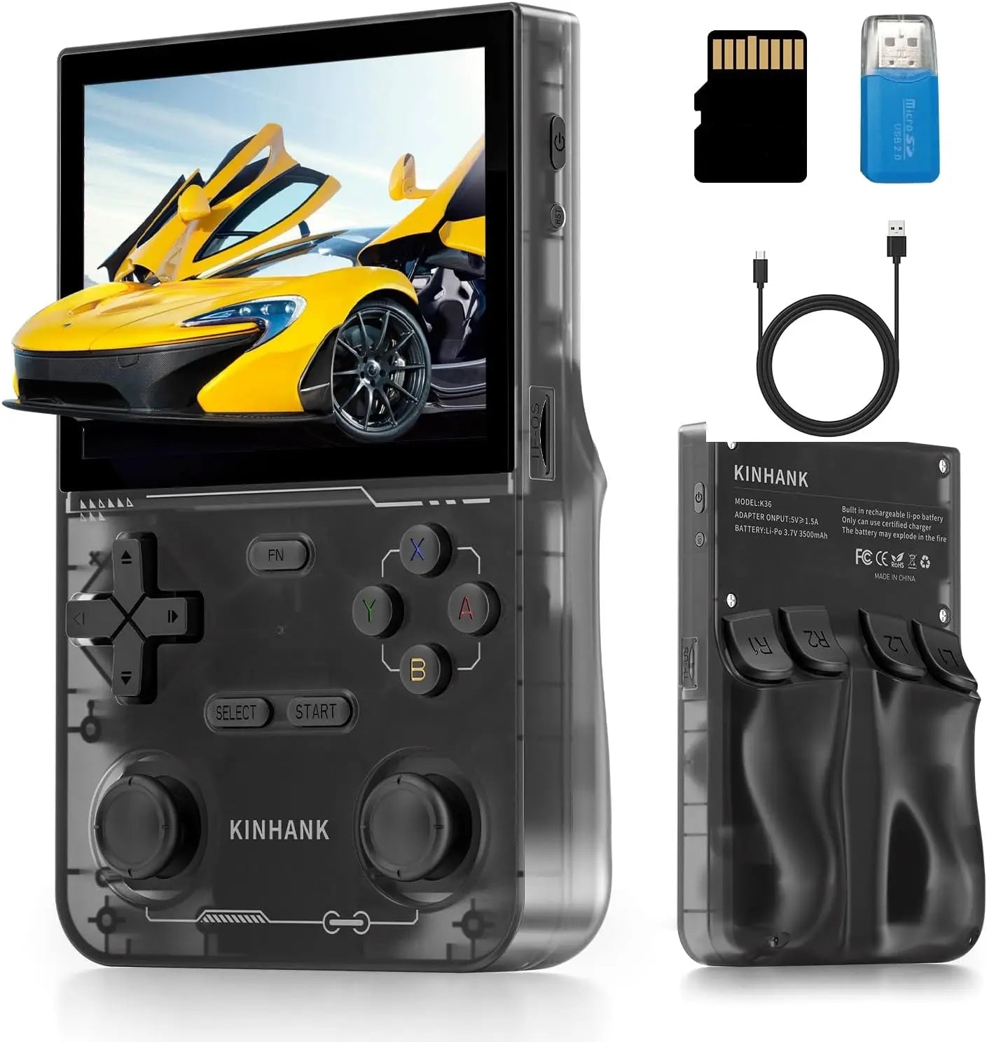 Handheld Konsole mit 20.000+ Retro Games & Dual Joysticks