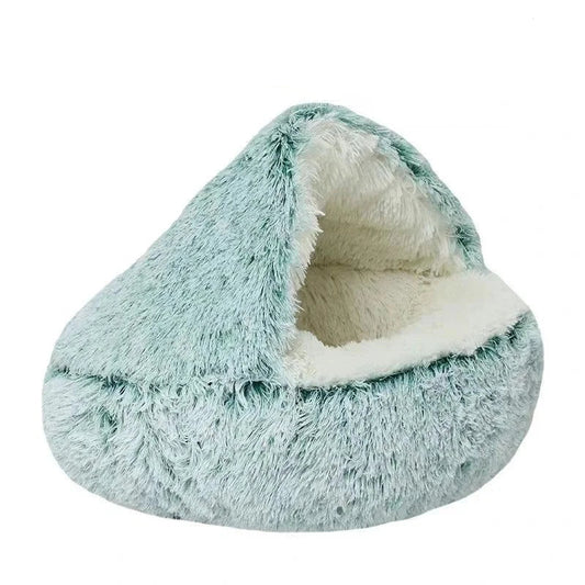 Lit douillet pour chat automne et hiver, chaud, confortable et doux