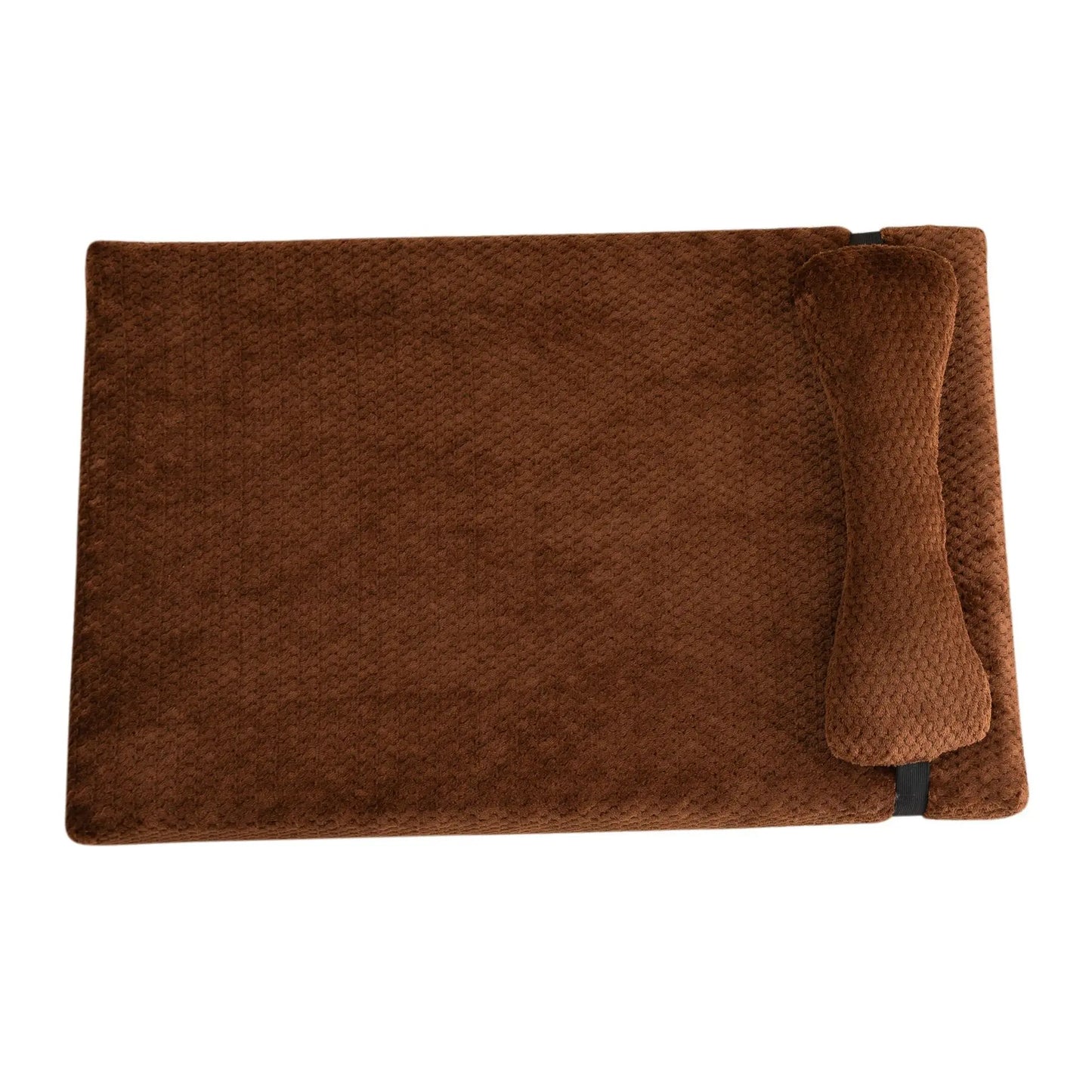 Alfombrilla de felpa suave con funda de invierno extraíble