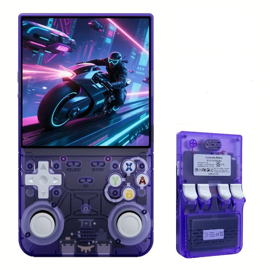 Console portable R36 Ultra avec écran IPS de 4" et jeux Linux