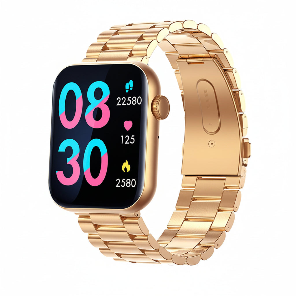Smartwatch mit Bluetooth-Anrufen & IP68 Schutz