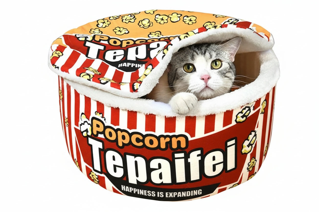 Lustiges Popcorn-Schlafnest
