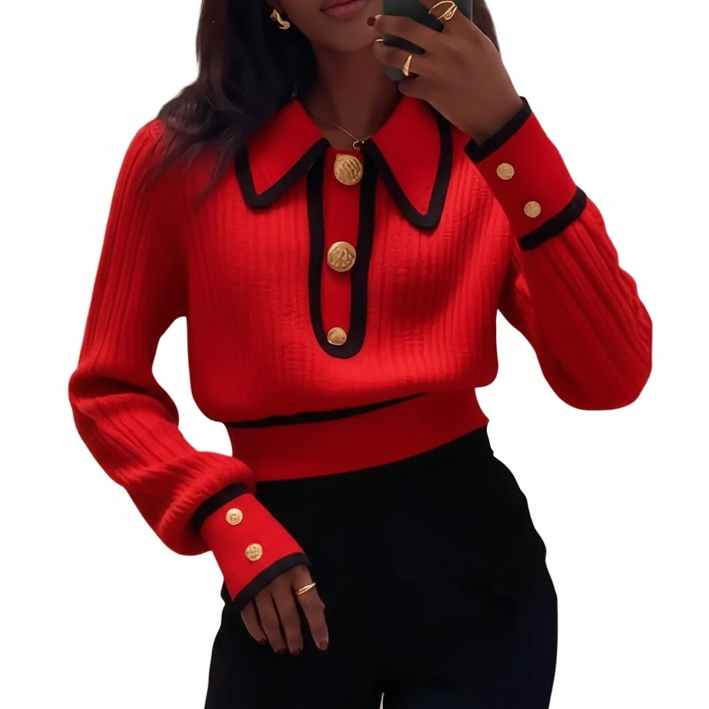 Jersey de manga larga elegante