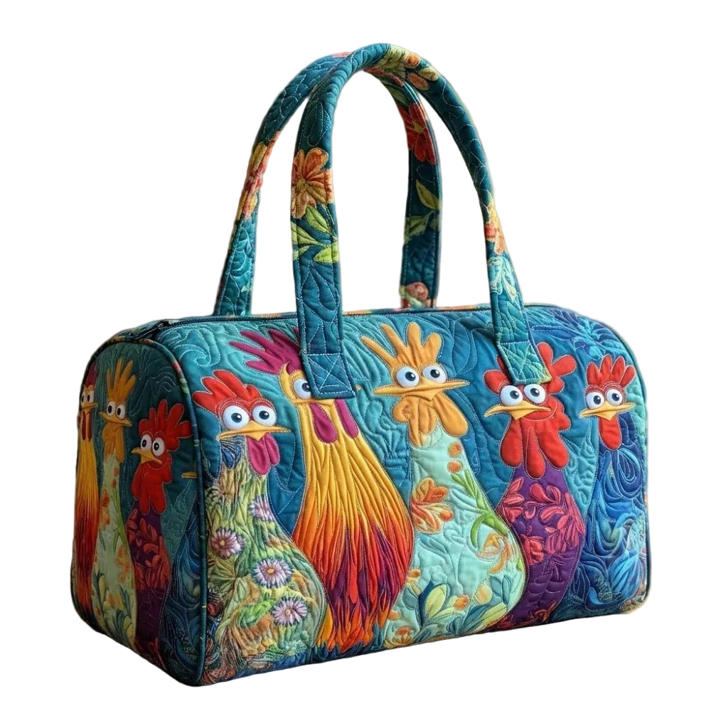Quilted Duffle Bag / Weekender Tasche