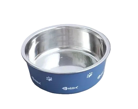 Stainless steel dog bowl – non-slip