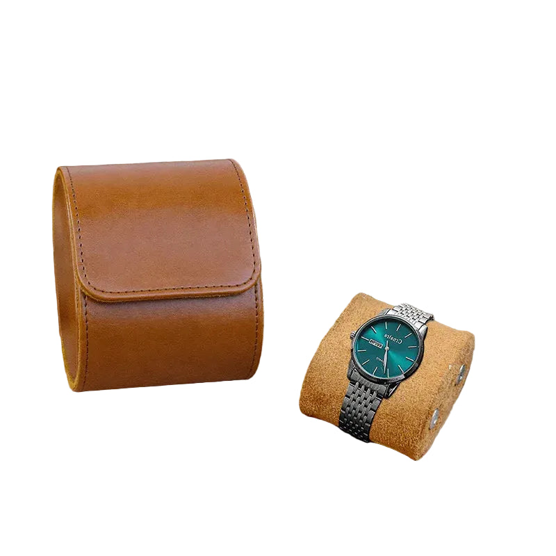 Watch Roll Travel Case 3 Slots Organizer